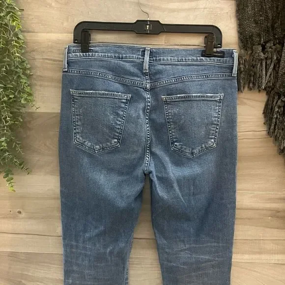 Citizens of Humanity Womens Blue Rocket Crop High Rise Skinny Jeans - Picture 7 of 11